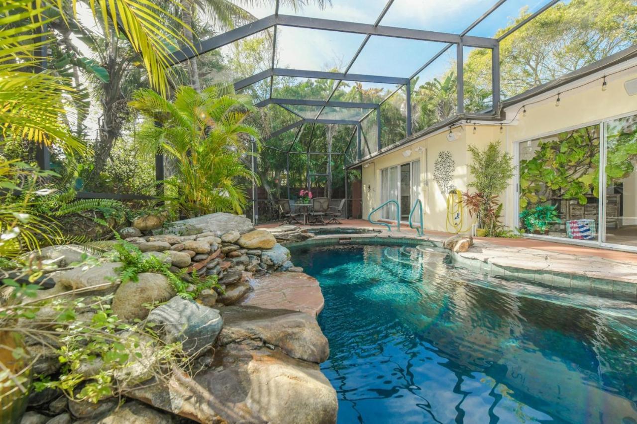 Island Time - Home Wenclosed Lagoon Style Pool Spa Walk To Beach Bikes Holmes Beach Buitenkant foto